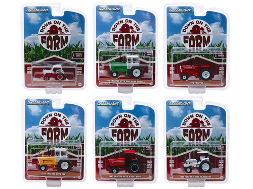 \Down on the Farm\" Set of 6 pieces Series 3 1/64 Diecast Models by