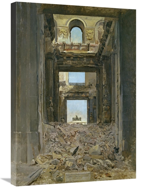 Global Gallery GCS-282502-30-142 30 in. Ruines Des Tuileries Art Print