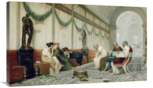 Global Gallery GCS-459876-40-142 40 in. Interior of Roman Building wit