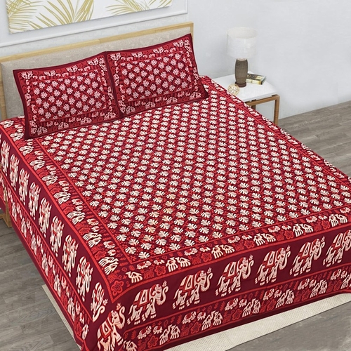 Threads Printed 100% Cotton Breathable Traditional Jaipuri Print Soft