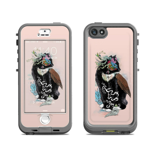 DecalGirl LN5S-BMAGIC Lifeproof iPhone 5S Nuud Case Skin - Black Magic