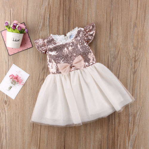 Toddler Baby Kids Girls Party Princess Dress Tulle