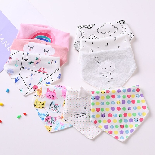 Baby Bibs Cotton Newborn Boys Girls Baberos