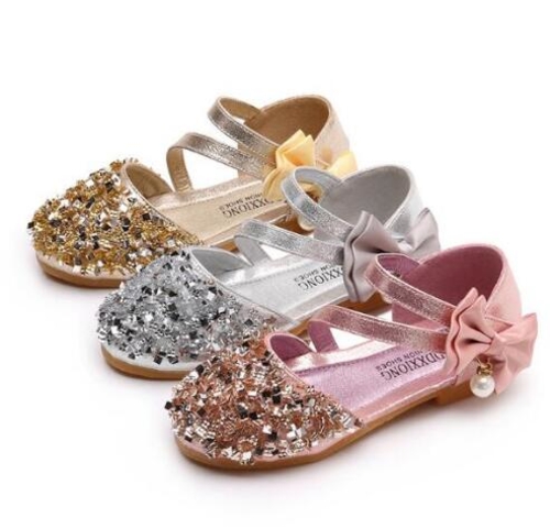 2019 Children Princess Glitter Sandals Kids Girls