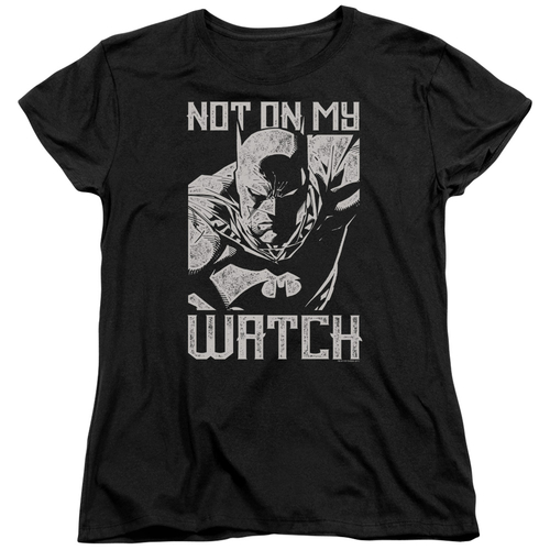 Main Trevco BM2866-WT-5 Batman & Watch Short Sleeve Cotton Womens T-Shirt&# image