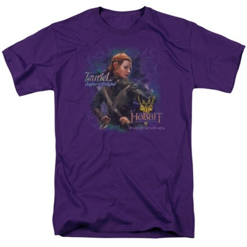 Trevco Hobbit-Daughter Short Sleeve Adult 18-1 Tee- Purple - 3X