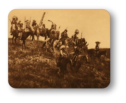 Ogalala War PArty Native American Indian Mouse Pad