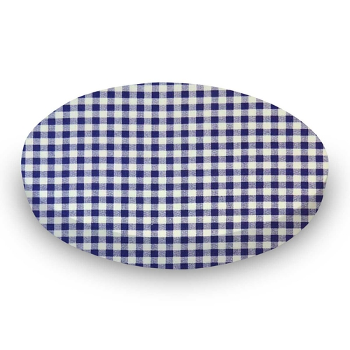 SheetWorld Fitted Round Crib Sheet - 100% Cotton Woven - Purple