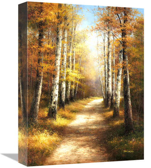 Global Gallery GCS-139162-1216-142 12 x 16 in. Birch Walk Art Print - 