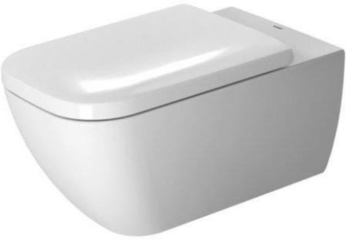 Duravit 2550090092 Wall Mounted Rimless Toilet Bowl, White