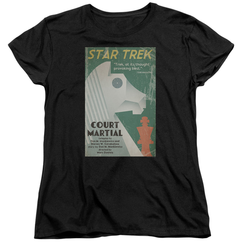 Trevco CBS1957B-WT-4 Star Trek & TOS Episode 20 Womens Short Sleeve T-