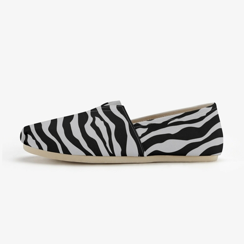 Jacki Easlick Zebra Canvas Espadrilles