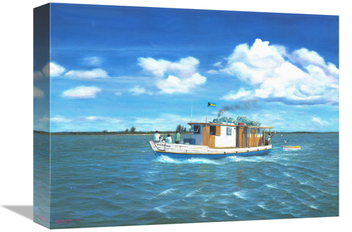 Global Gallery GCS-480436-1216-142 12 x 16 in. King Fisherman Art Prin