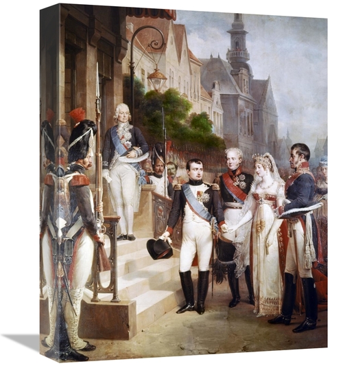 Global Gallery GCS-277734-16-142 16 in. Napoleon Receiving the Queen o