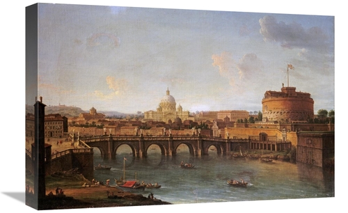 Global Gallery GCS-266638-22-142 22 in. Castel Santangelo Art Print - 