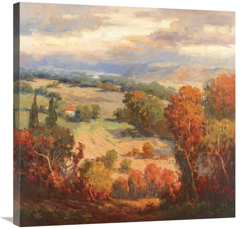 Global Gallery GCS-132112-3030-142 30 x 30 in. Tuscan VIew Art Print -