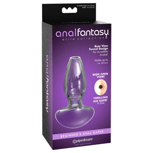 Pipedream Anal Fantasy Elite Collection Beginner's Anal Gaper Glass