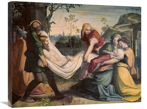 Global Gallery GCS-281443-30-142 30 in. Christ Being Entombed Art Prin