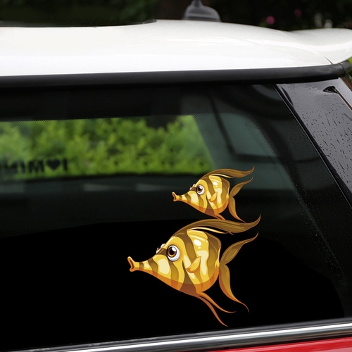 Removable & Reusable Stickers Car 2 Long Mouth