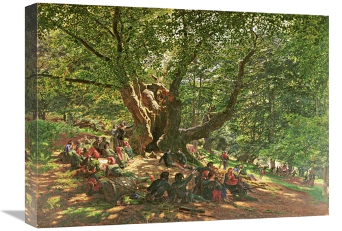 Global Gallery GCS-266372-22-142 22 in. Robin Hood & His Merry Men in 