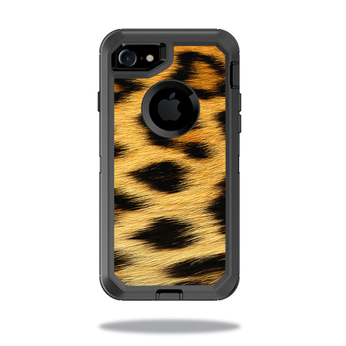 MightySkins OTDIP8-Cheetah Skin for Otterbox Defender iPhone SE 2020 7