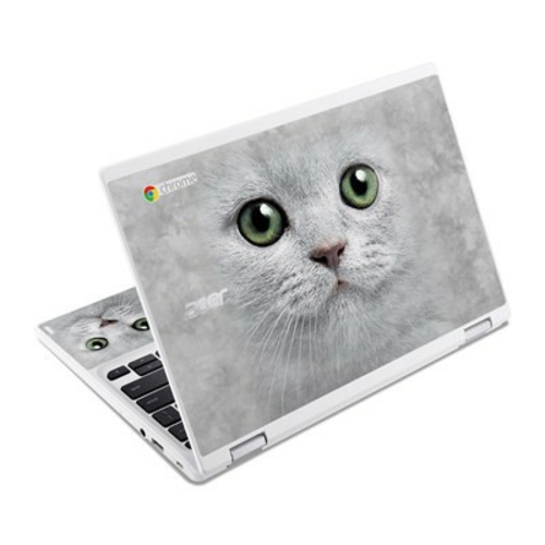 DecalGirl ACR11-GKITTY Acer Chromebook R11 Skin - Grey Kitty