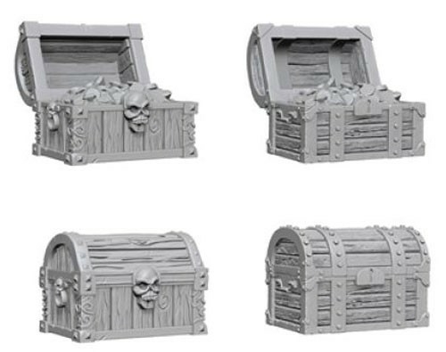 WizKids WZK72590 Deep Cuts Unpainted Chests Miniature