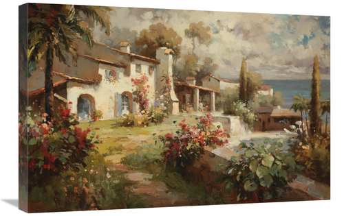 Global Gallery GCS-132546-2030-142 20 x 30 in. Villa by the Sea Art Pr