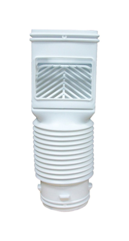 Amerimax 5918073 12.75 x 4.62 x 4.62 in. White Vinyl K Downspout Conne