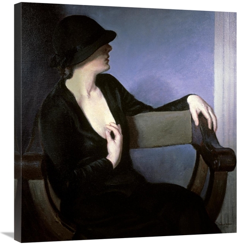 Global Gallery GCS-277829-30-142 30 in. Woman in Black Art Print - Ber