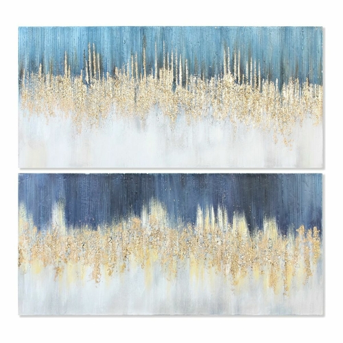 Painting DKD Home Decor CU-179201 150 x 4 x 70 cm Abstract (2 Units)