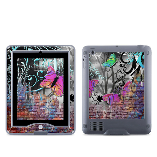 DecalGirl LCIP-BWALL LifeProof nuud iPad Case Skin - Butterfly Wall