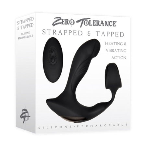 Zero Tolerance Strapped & Tapped Heating, Vibrating Prostate Massager,