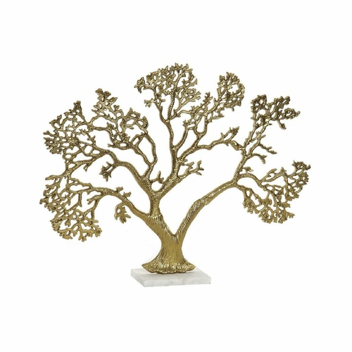 Decorative Figure DKD Home Decor Aluminium Marble Tree (60 x 10 x 48