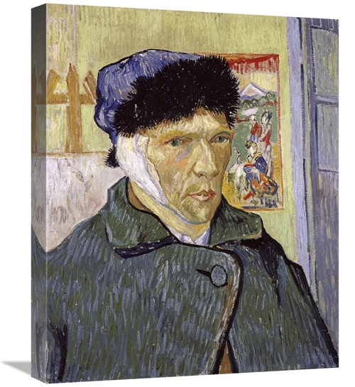 Global Gallery GCS-281304-22-142 22 in. Self Portrait with Bandaged Ea