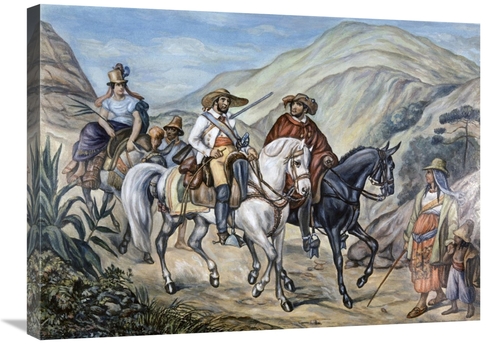 Global Gallery GCS-279966-30-142 30 in. Residents of Minas Gerais Art 