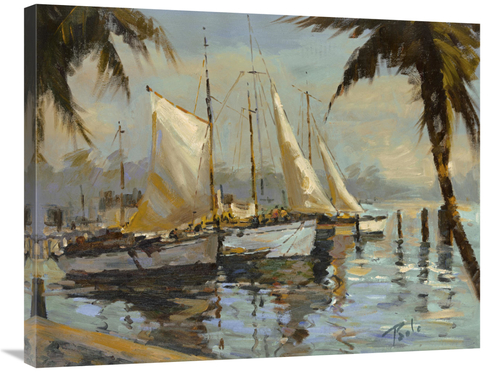 Global Gallery GCS-121362-2835-142 28 x 35 in. Tropical Sail Art Print