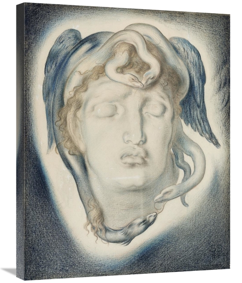 Global Gallery GCS-267322-30-142 30 in. The Head of Medusa Art Print -