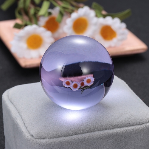 1PC 30/40mm Crystal Ball Natural Pink Amethyst