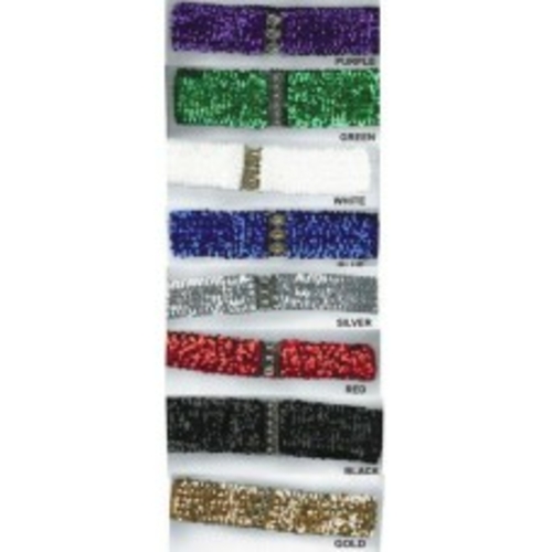 Alexander Costume 52-047-W Belt-Sequin, White