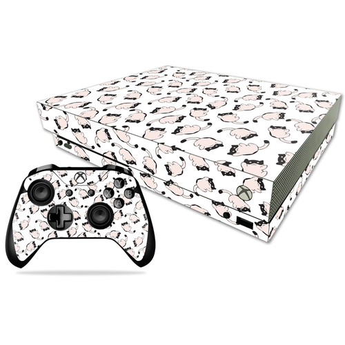 MightySkins MIXBONXCMB-Raining Cats Skin Decal Wrap for Microsoft Xbox