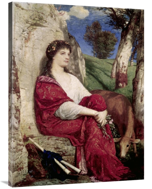 Global Gallery GCS-276767-40-142 40 in. Euterpe - Muse of Music & Lyri