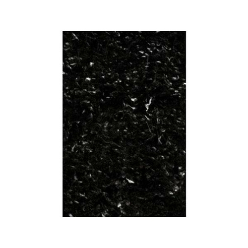 Angora Lux Black Wool Rug