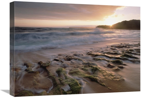 Global Gallery GCS-452040-1824-142 18 x 24 in. Waioli Beach, Hanal