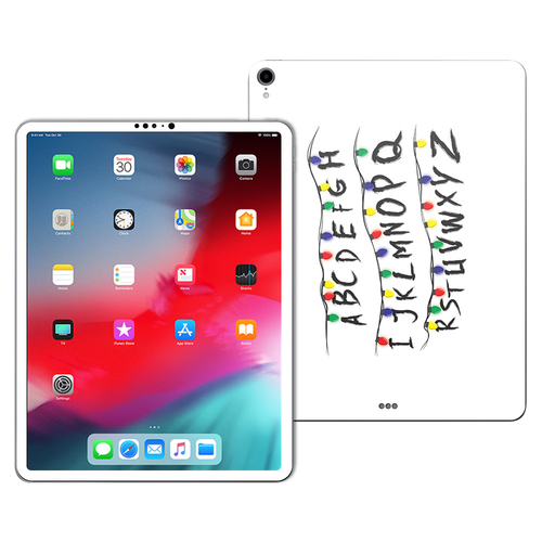 MightySkins APIPP1118-Stranger Alphabet Skin for Apple iPad Pro 11 in.