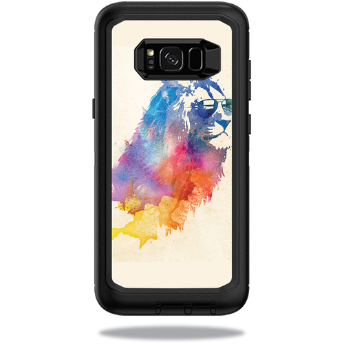 MightySkins OTDSGS8PL-sunny lion Skin for Otterbox Defender Samsung Ga