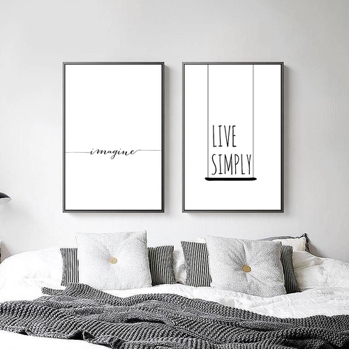 Nordic Decoration Motivational Life Quote