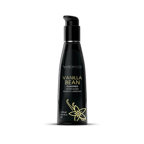 Wicked Aqua Vanilla Bean Water-Based Lubricant 4 oz.