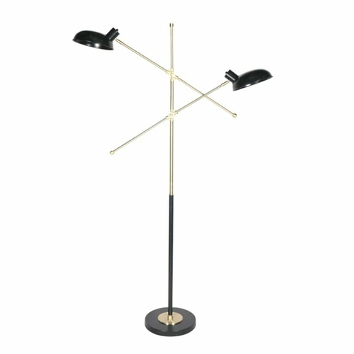 Floor Lamp DKD Home Decor Black Golden Metal 50 W 220 V 120 x 30 x 174