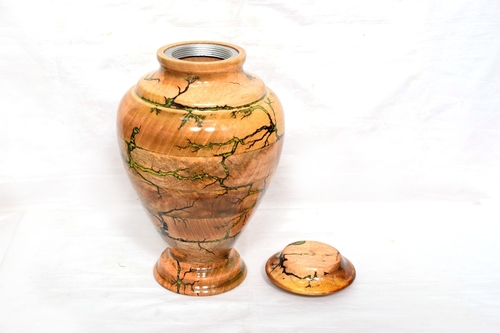 Handicraft Mango Wood Cremation Urns